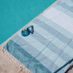 Stripe Backed Fouta - Green