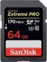 SanDisk Exrteme Pro 64 Gb Memory Card Sdxc Class 10 Uhs-i Extreme Uhs-i 170 Mb/s