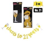 3M Party Banner Milestone NO-21 Marketplace Brits Bros