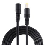 8A 5.5 X 2.5MM Female To Male Dc Power Extension Cable Cable LENGTH:1.5M Black