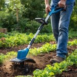 Cordless Lithium-ion Rotating Tiller Grass Cutter