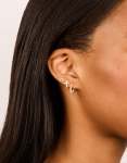 Goldair Gold Cubic Zirconia Evil Eye & Cross Earrings 3-PACK