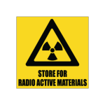 Store For Radioactive Materials Sign