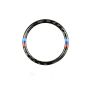 Car Carbon Fiber Soft Panel Engine Start Key Push Button For Bmw E90/E92