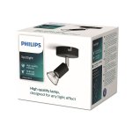 Philips Spotlight Single Black 50W Downlighter
