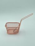 Rose Gold Chip Fryer Serving Basket