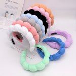 Sponge Spa Headband Cloth Makeup Headband Spa Headband For Washing Face Makeup Skincare