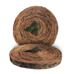 Round Birch Bark Base 35CM W - 35CM W