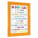 1PC Classroom Rules Poster We Are A Team 27.94CM X 43.18CM Motivational Poster Classroom Decorations Classroom Inspirational Pos