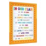 1PC Classroom Rules Poster We Are A Team 27.94CM X 43.18CM Motivational Poster Classroom Decorations Classroom Inspirational Posters For School Teacher Classroom Supplies