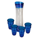 Acrylic 1.24LTR Pitcher With 4 Piece Tumbler