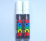 Uni Posca Paint Marker PC-17K White 2 Pens Per Pack Japan Import Komainu-dou Original Package