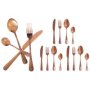 Branded 24-PIECE Stainless Steel Loose Cutlery Set Rose Gold