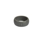 Slate Grey Mens Silicone Ring