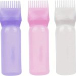 Root Comb Styling Applicator Shampoo Bottle Durable Hair Tools Professional For Home Salon Barber Use