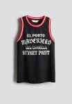Mesh Basketball Vest Top - Black Mavericks