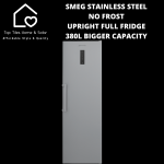 Smeg Stainless Steel 60CM Upright Full Fridge - 404L