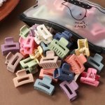 10PCS Matte Finish Hair Claw Clips - Assorted Colors Non-slip Grip For Thick & Thin Hair - Stylish Accessory For Women And Girls