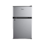 MIDEA 87L DOUBLE DOOR BAR FRIDGE - SILVER - 80W