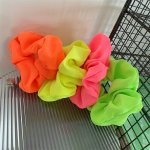 4PCS Ladies Sweet Fashion Fabric Hair Scrunchies Set Y2K Style Summer Hair Accessories Ponytail Holders
