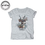 Ladies Enchanted Kudu Tee - Grey - 3XL