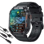 Focusfit K57 1.96" Rugged Military Tactical Sports Smartwatch