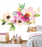 Watercolour Bouquet Wall Sticker - Large