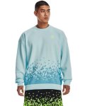 Men's Ua Curry Collab Crewneck - Fuse Teal XXL