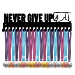 1PC Medal Holder Display Hanger Rack Sports Metal Wall Mount With 20 Hooks For Race Football Runner Players Gymnastics Gymnast O