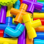 Water Pipe Montessori Building Blocks Educational Toy Halloween thanksgiving Day christmas Gift