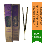 Organic Incense Lavender_lavanda Nature - 8 Sticks 1H Duration - 12 X 20G Box