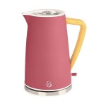 Swan Nordic Kettle 1.7 Litre Fuchsia Rose Oatmeal - Oatmeal