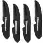4 Pieces Folding Beard Comb For Men Portable Plastic Pocket Hair Combs