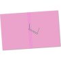 M160F Board Folders Pink 160GSM 100-PACK