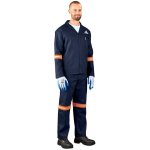 CONTI Technician 100% Cotton Suit - Reflective Arms & Legs - Orange Tape