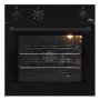 Univa 600MM Multifunction Black Eye Level Oven