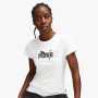 Puma Womens Ess+ Logo Lab Short Sleeve Tee White - 10XL