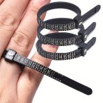 1PC Ring Sizer Ring Ruler Us Official Ring Size Measuring Instrument Men Women Finger Size Meter Professional Diy Jewelry Access