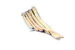 Dog Collars Natural Leather 15 Per Card
