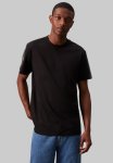 Calvin Klein Logo Tape Tee - Ck Black