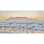 Adult Painting By Numbers - Table Mountain Glory - L