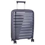 Cellini Microlite 4-WHEEL Carry On Trolley - Charcoal Std Regular