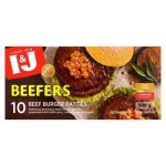 I&j Beefers Econo Beef Burger With Mild Curry 500G