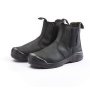 Dromex Crazy Horse Chelsea Boots Black Size 8