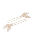 Goldair Gold Diamante & Pearl Hair Clips