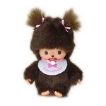 Monchhichi Bebichhichi Basic Bib Girl 15CM