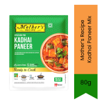 Mother's Recipe Kadhai Paneer Cottage Cheese Curry Spice Mix Karahi Paneer Masala 80G - Bold Restaurant Style Stir Fry Base For