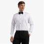 Men&apos S White Tuxedo Shirt
