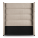@home Horizon Headboard Luxguard Velvet Stone