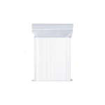 100PCS Clear Resealable Zip Poly Plastic Bags